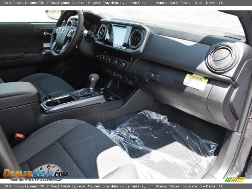 2018 Toyota Tacoma TRD Off Road Double Cab 4x4 Magnetic Gray Metallic / Cement Gray Photo #11