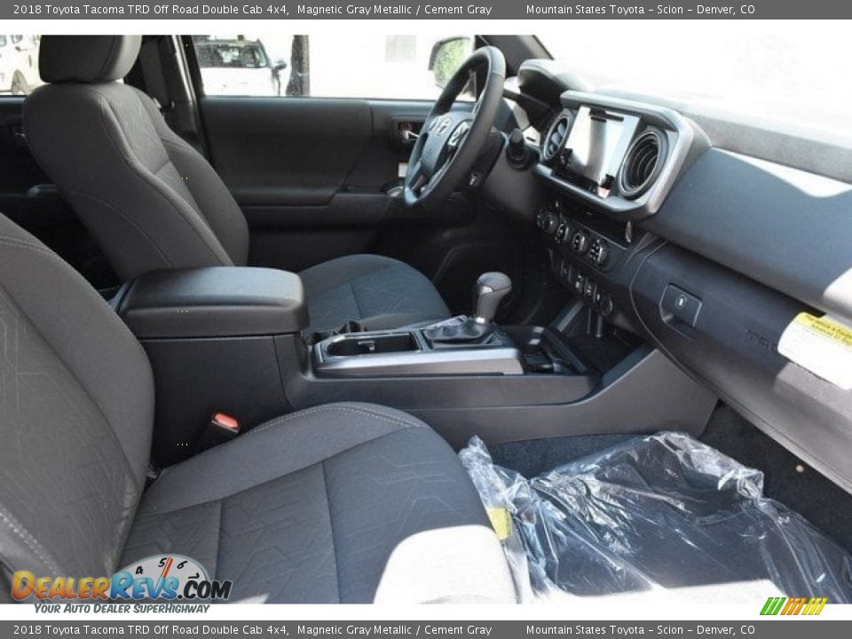 2018 Toyota Tacoma TRD Off Road Double Cab 4x4 Magnetic Gray Metallic / Cement Gray Photo #12