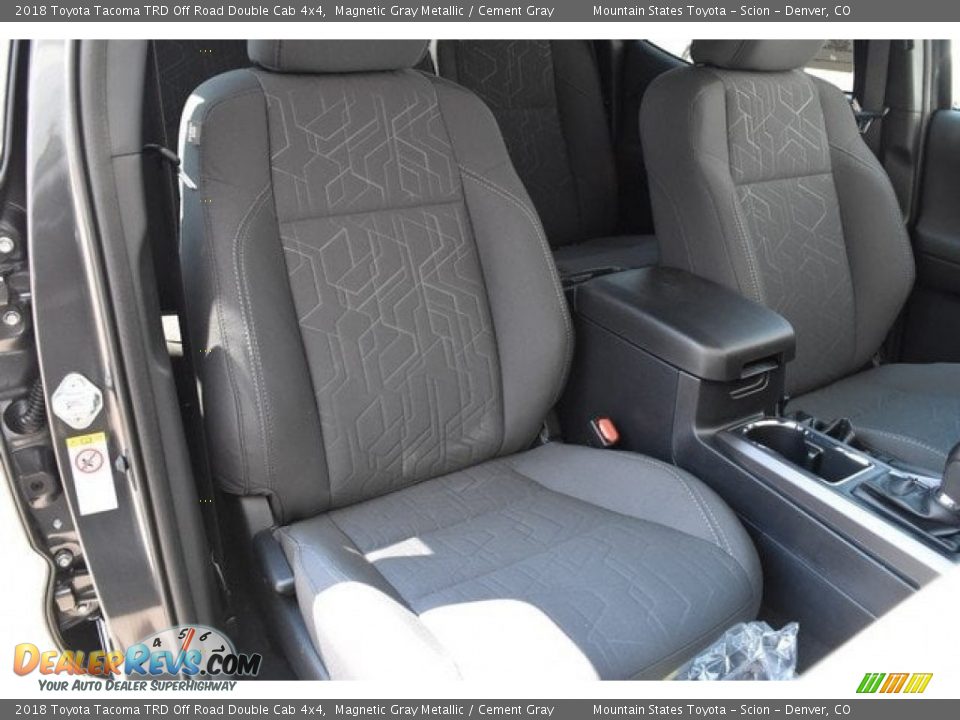 2018 Toyota Tacoma TRD Off Road Double Cab 4x4 Magnetic Gray Metallic / Cement Gray Photo #13