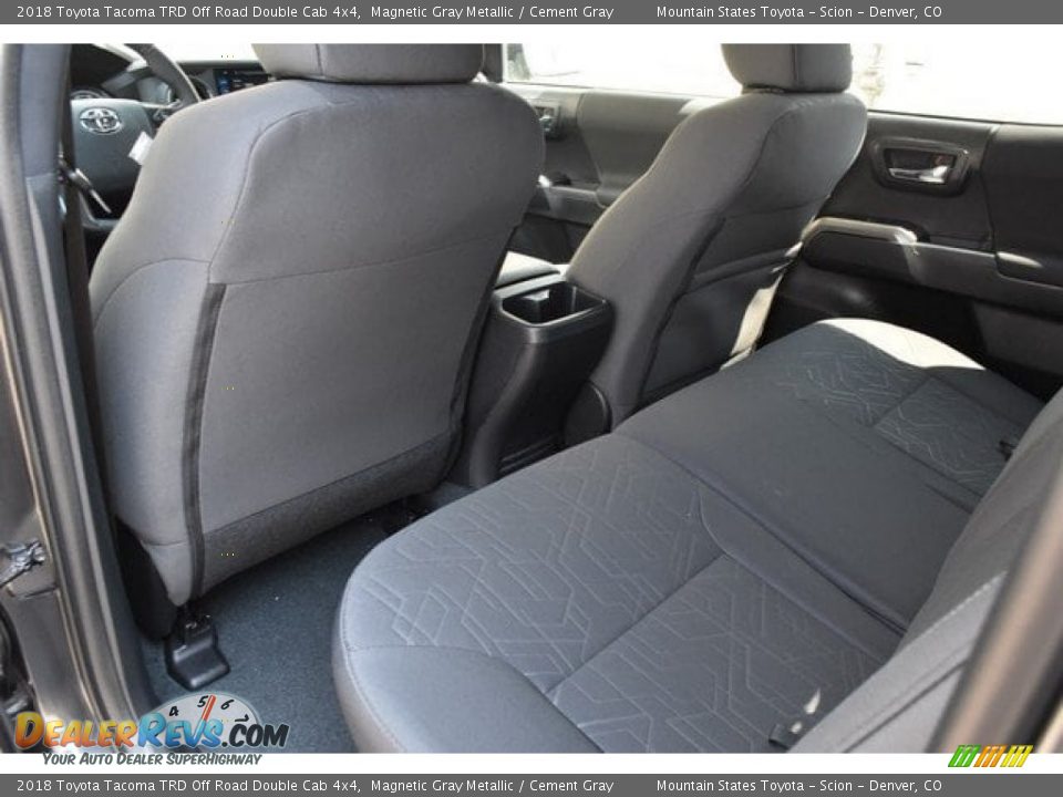 2018 Toyota Tacoma TRD Off Road Double Cab 4x4 Magnetic Gray Metallic / Cement Gray Photo #14