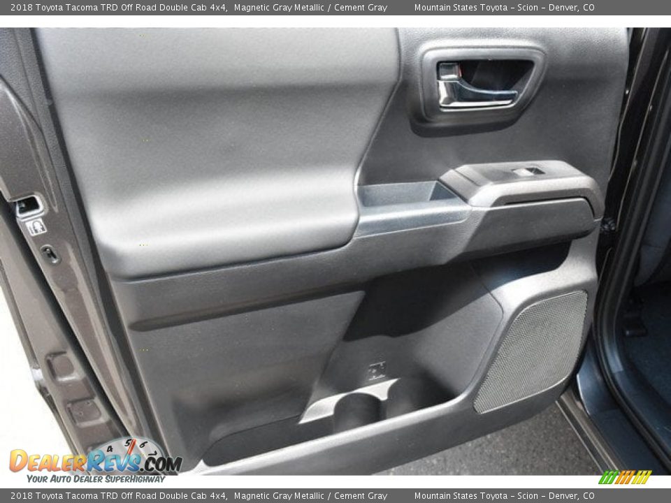 2018 Toyota Tacoma TRD Off Road Double Cab 4x4 Magnetic Gray Metallic / Cement Gray Photo #21