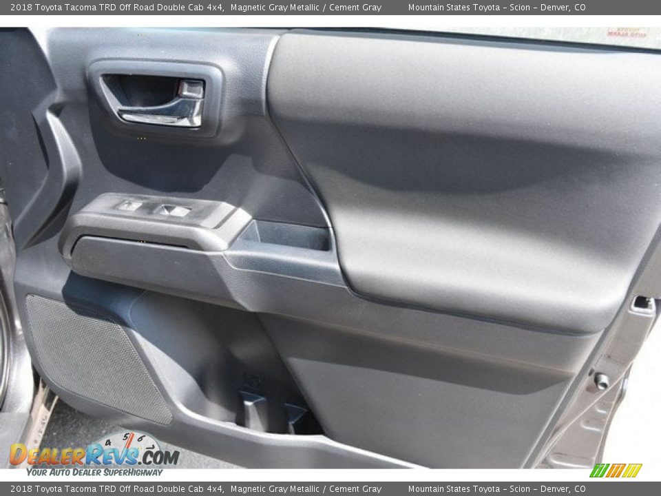 2018 Toyota Tacoma TRD Off Road Double Cab 4x4 Magnetic Gray Metallic / Cement Gray Photo #22