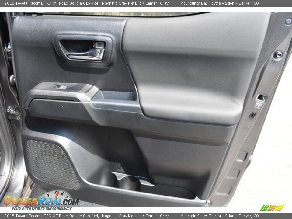 2018 Toyota Tacoma TRD Off Road Double Cab 4x4 Magnetic Gray Metallic / Cement Gray Photo #23