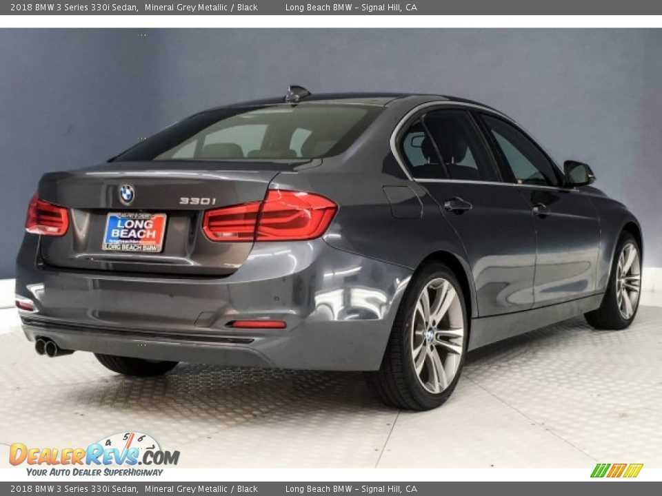 2018 BMW 3 Series 330i Sedan Mineral Grey Metallic / Black Photo #15