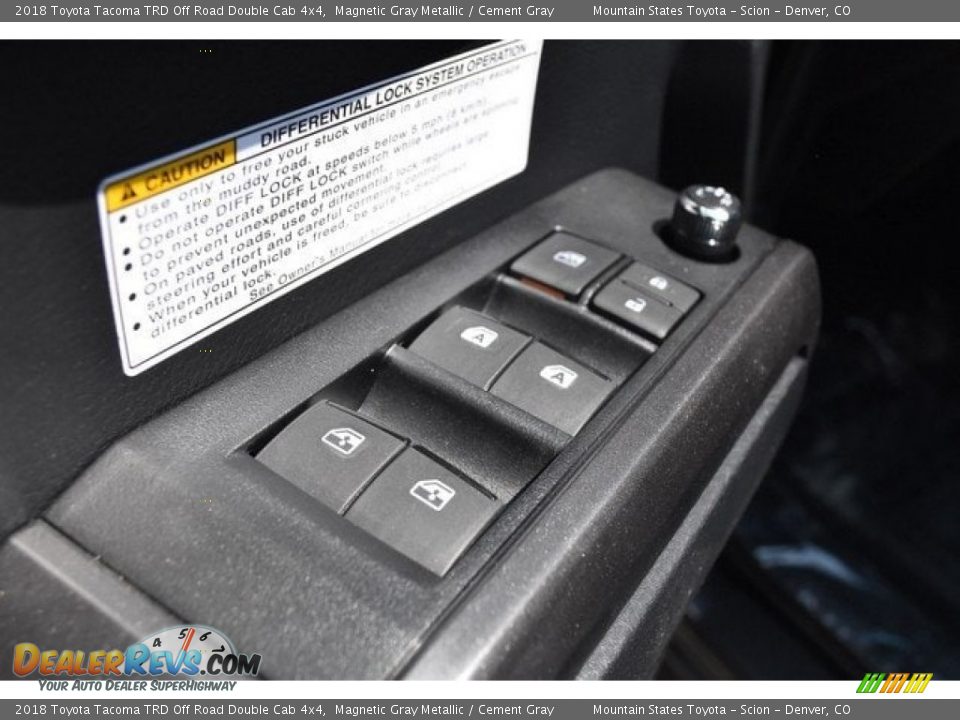 2018 Toyota Tacoma TRD Off Road Double Cab 4x4 Magnetic Gray Metallic / Cement Gray Photo #24