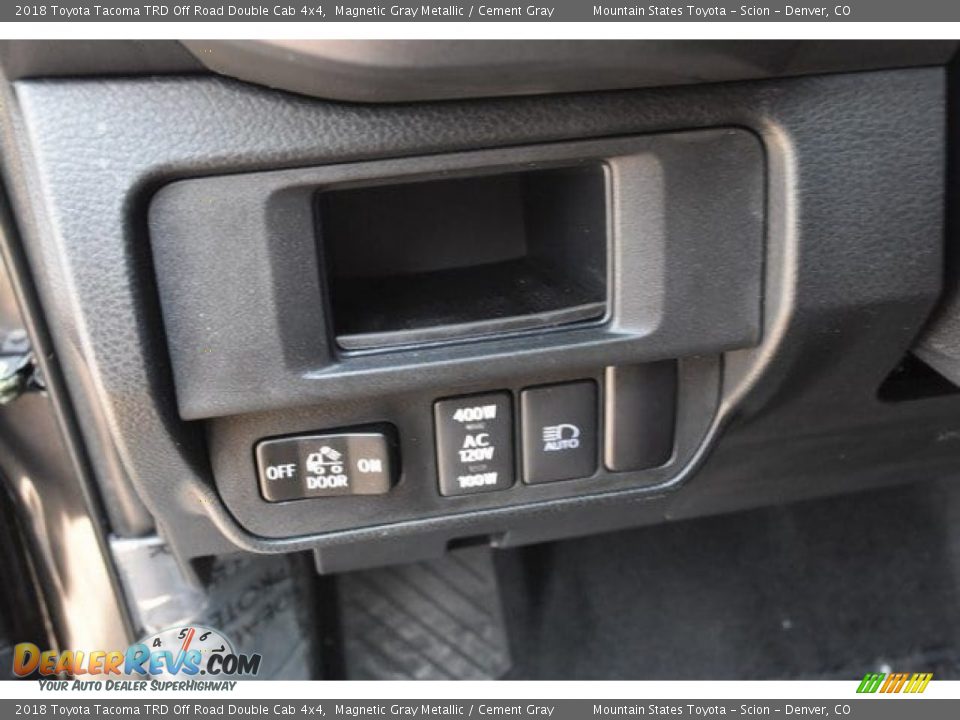 2018 Toyota Tacoma TRD Off Road Double Cab 4x4 Magnetic Gray Metallic / Cement Gray Photo #25
