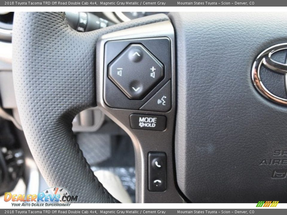 2018 Toyota Tacoma TRD Off Road Double Cab 4x4 Magnetic Gray Metallic / Cement Gray Photo #26