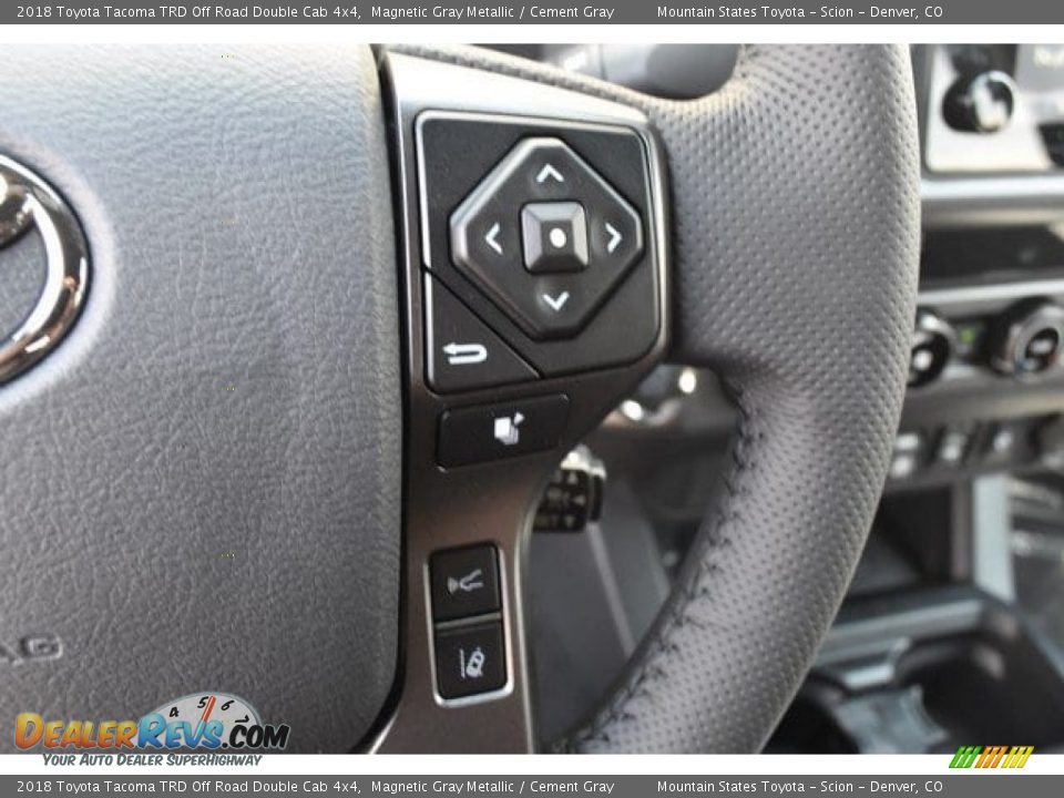 2018 Toyota Tacoma TRD Off Road Double Cab 4x4 Magnetic Gray Metallic / Cement Gray Photo #27
