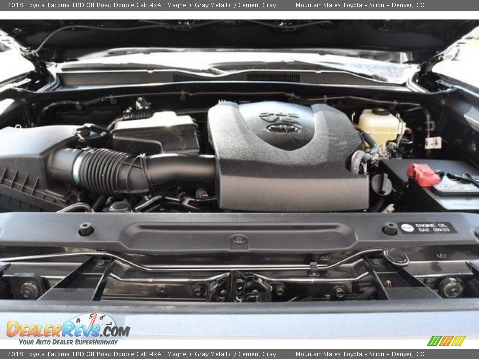 2018 Toyota Tacoma TRD Off Road Double Cab 4x4 Magnetic Gray Metallic / Cement Gray Photo #31