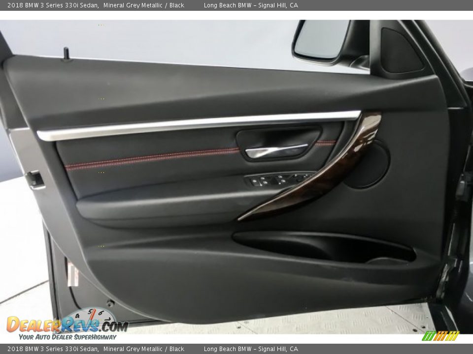 2018 BMW 3 Series 330i Sedan Mineral Grey Metallic / Black Photo #23