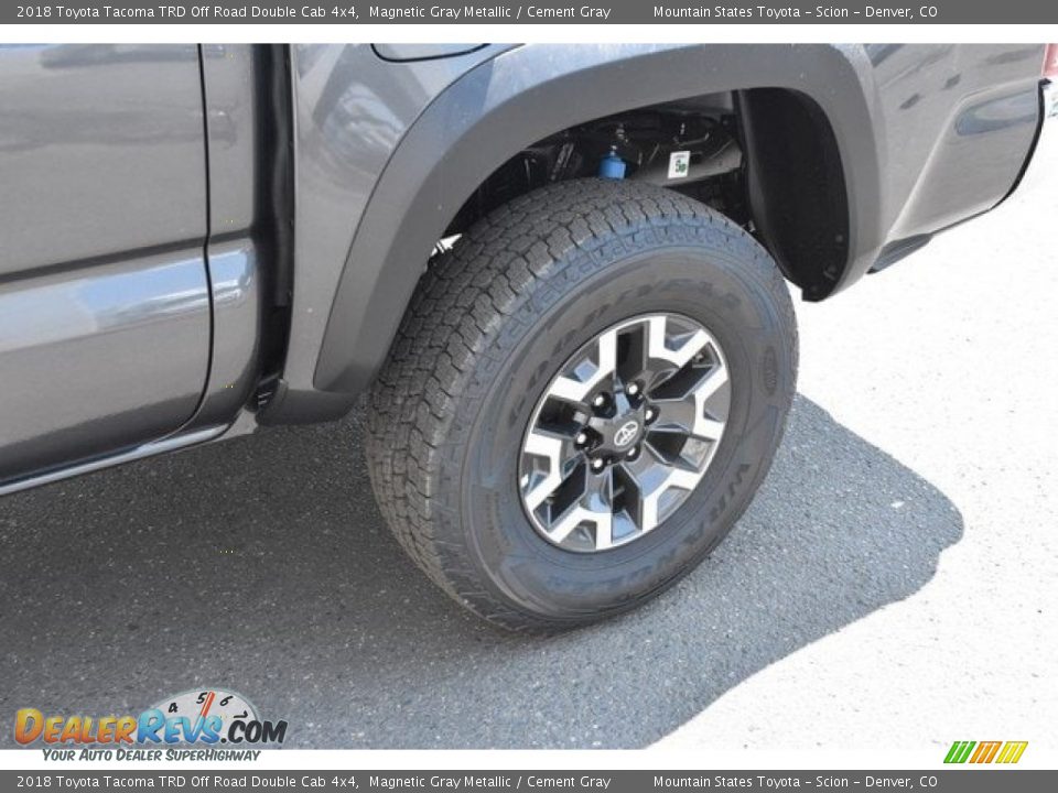 2018 Toyota Tacoma TRD Off Road Double Cab 4x4 Magnetic Gray Metallic / Cement Gray Photo #33