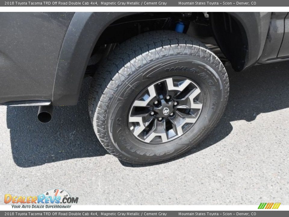 2018 Toyota Tacoma TRD Off Road Double Cab 4x4 Magnetic Gray Metallic / Cement Gray Photo #34