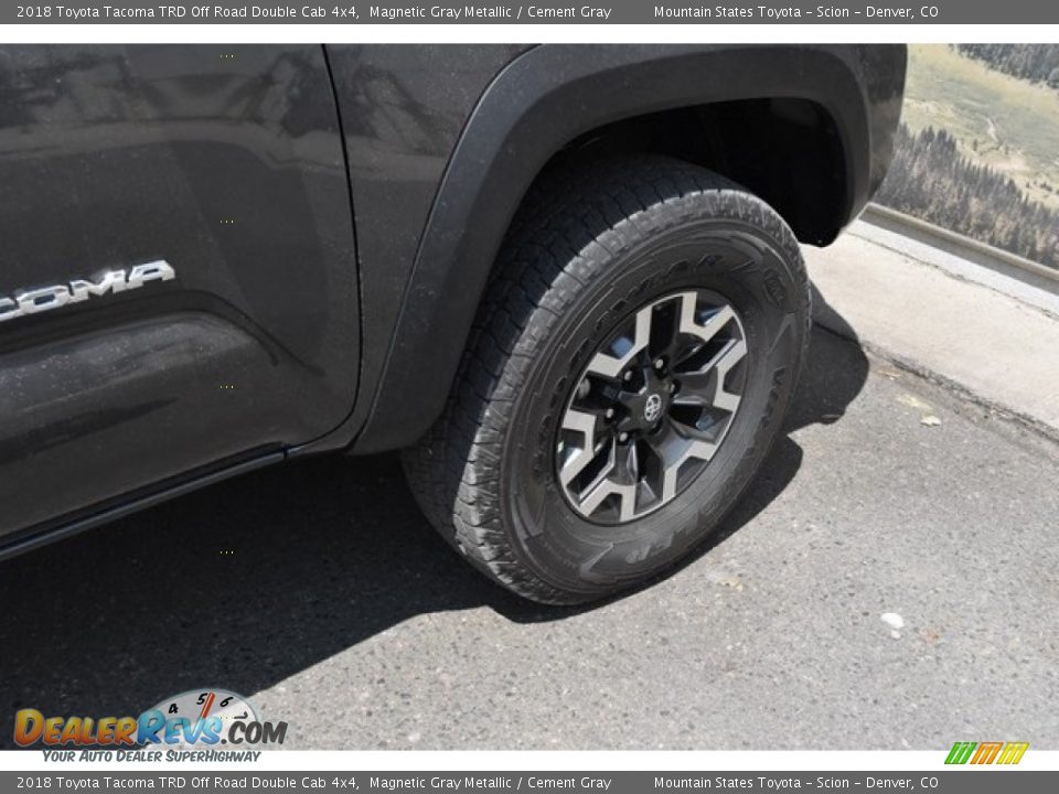 2018 Toyota Tacoma TRD Off Road Double Cab 4x4 Magnetic Gray Metallic / Cement Gray Photo #35