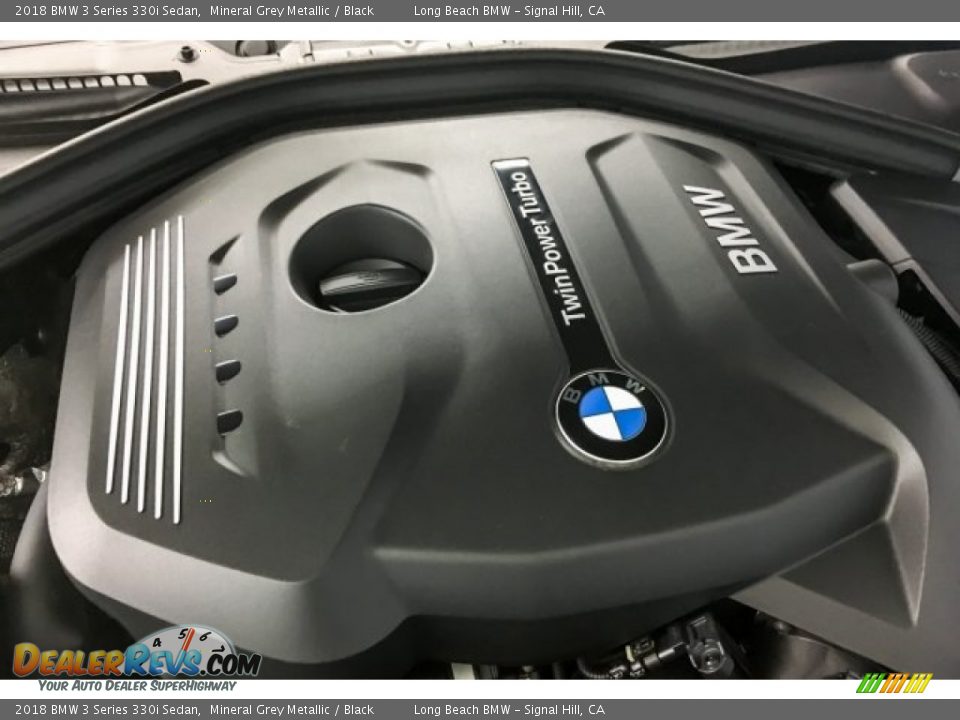 2018 BMW 3 Series 330i Sedan Mineral Grey Metallic / Black Photo #27