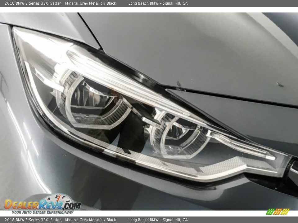 2018 BMW 3 Series 330i Sedan Mineral Grey Metallic / Black Photo #28