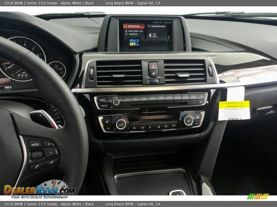 2018 BMW 3 Series 330i Sedan Alpine White / Black Photo #5