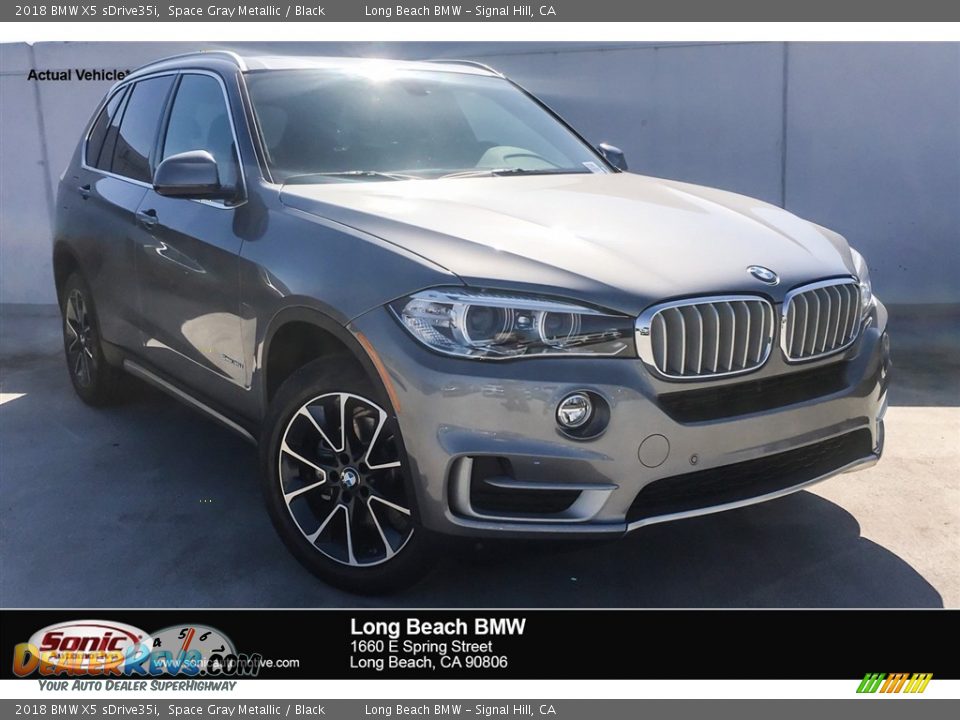 2018 BMW X5 sDrive35i Space Gray Metallic / Black Photo #1