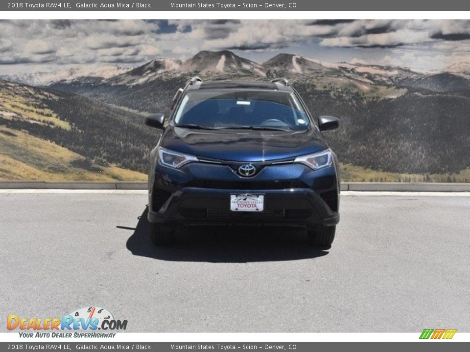 2018 Toyota RAV4 LE Galactic Aqua Mica / Black Photo #2