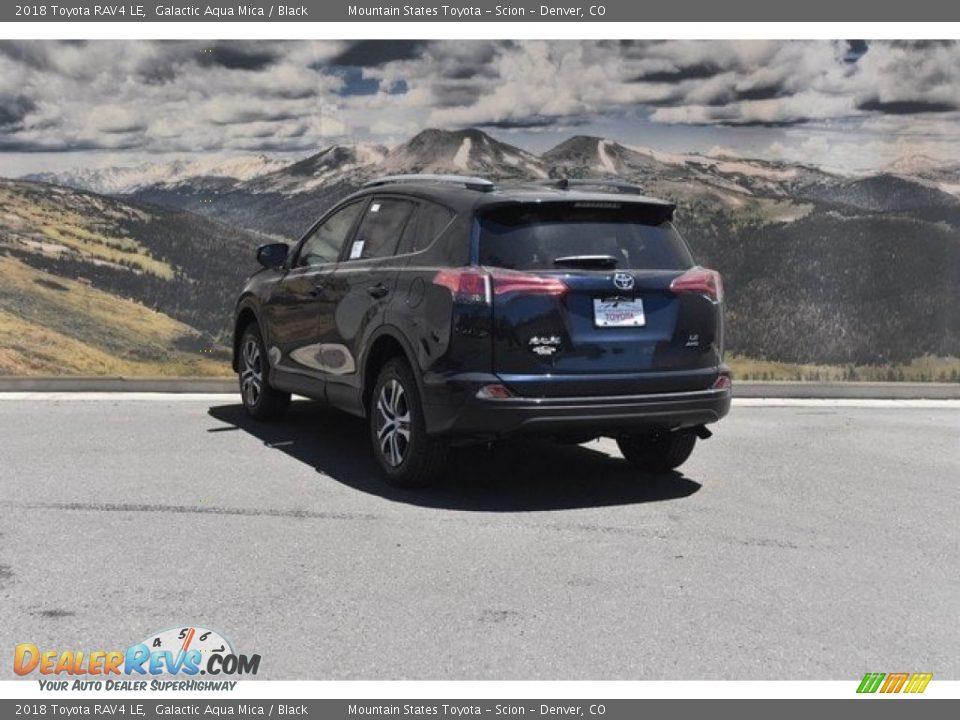 2018 Toyota RAV4 LE Galactic Aqua Mica / Black Photo #3
