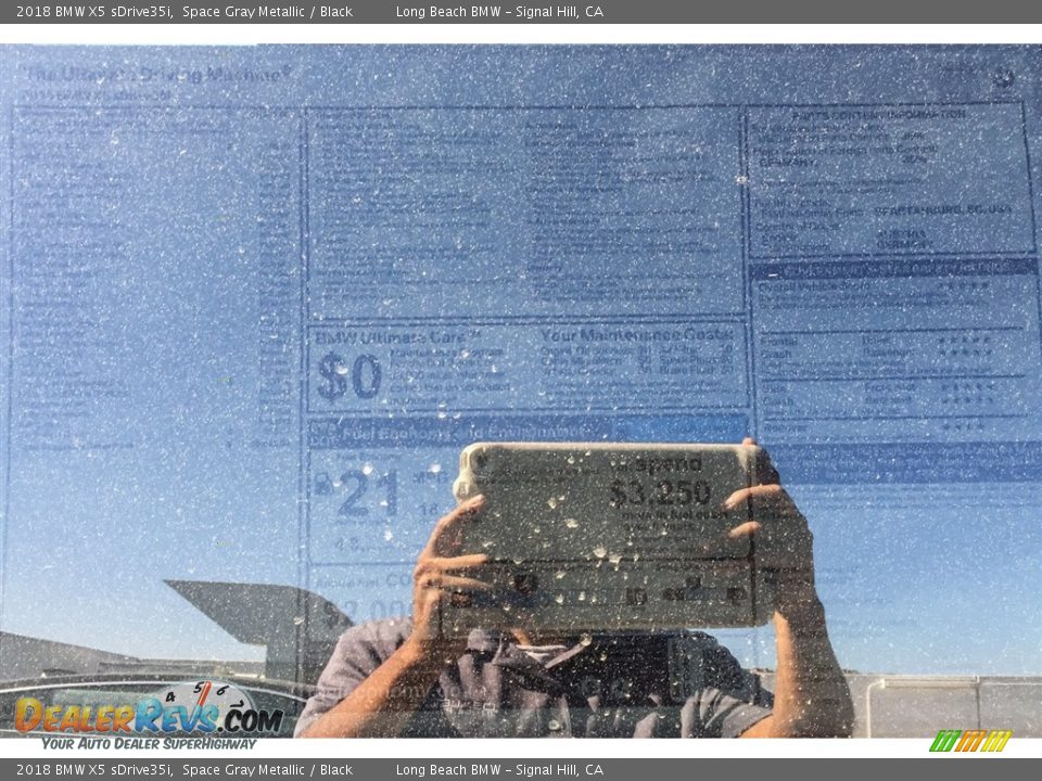 2018 BMW X5 sDrive35i Space Gray Metallic / Black Photo #10