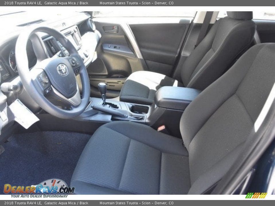 2018 Toyota RAV4 LE Galactic Aqua Mica / Black Photo #6