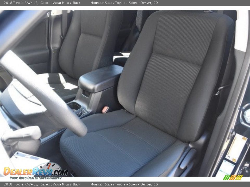 2018 Toyota RAV4 LE Galactic Aqua Mica / Black Photo #7