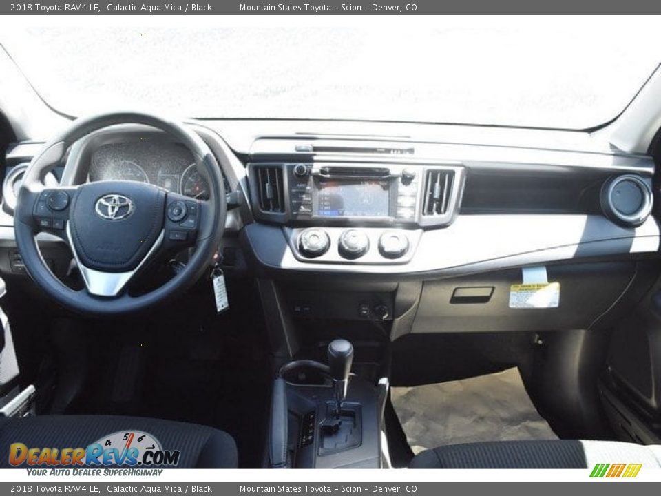 2018 Toyota RAV4 LE Galactic Aqua Mica / Black Photo #8