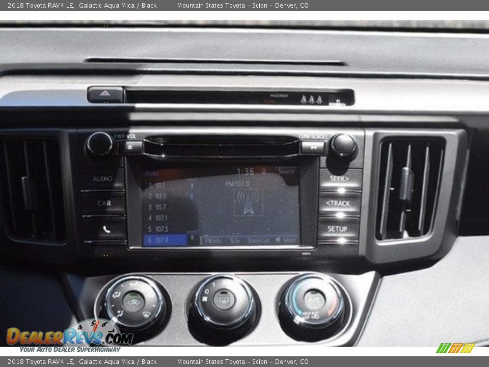 2018 Toyota RAV4 LE Galactic Aqua Mica / Black Photo #9