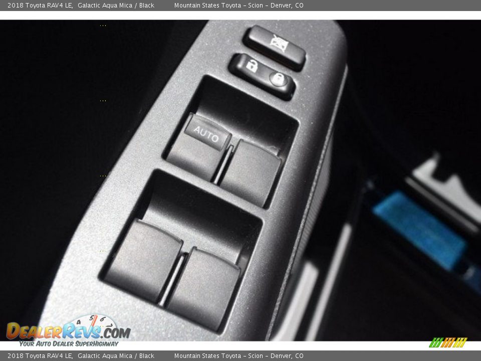 2018 Toyota RAV4 LE Galactic Aqua Mica / Black Photo #23