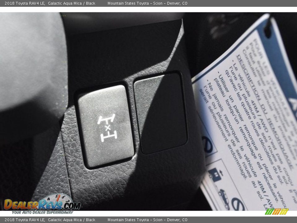 2018 Toyota RAV4 LE Galactic Aqua Mica / Black Photo #25