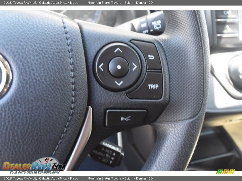 2018 Toyota RAV4 LE Galactic Aqua Mica / Black Photo #27