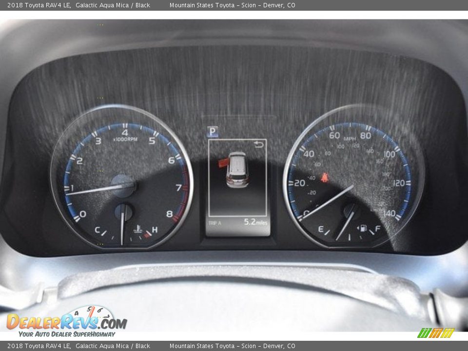 2018 Toyota RAV4 LE Galactic Aqua Mica / Black Photo #28