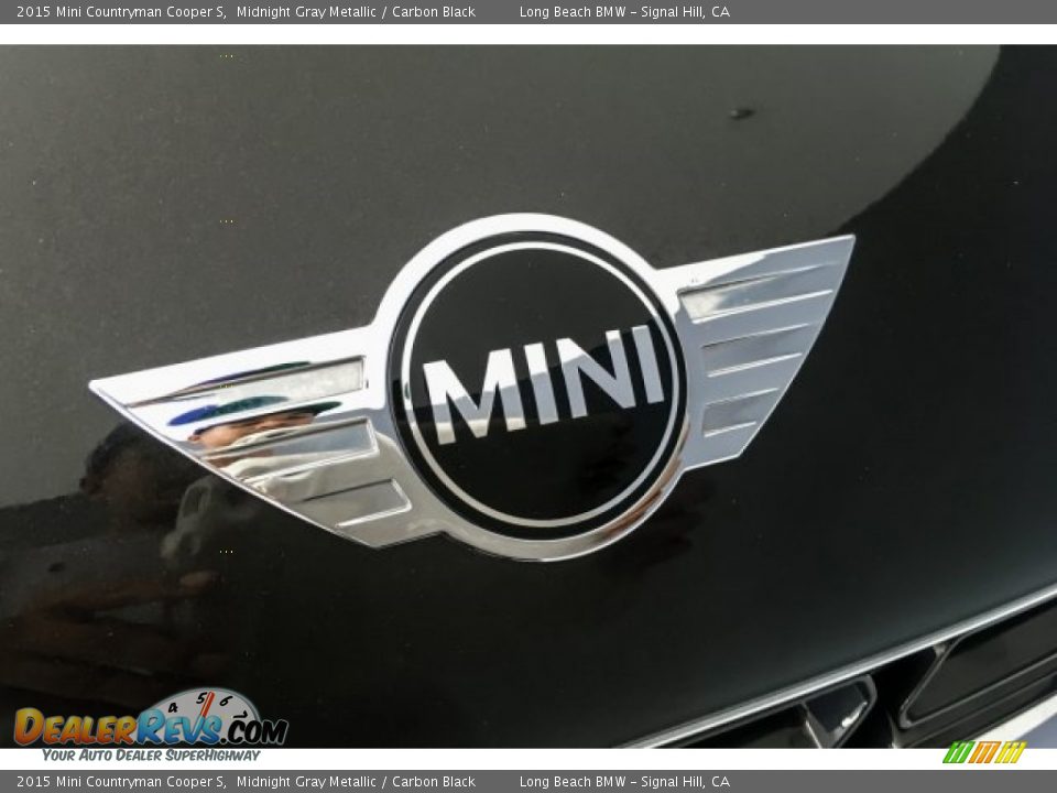 2015 Mini Countryman Cooper S Midnight Gray Metallic / Carbon Black Photo #29