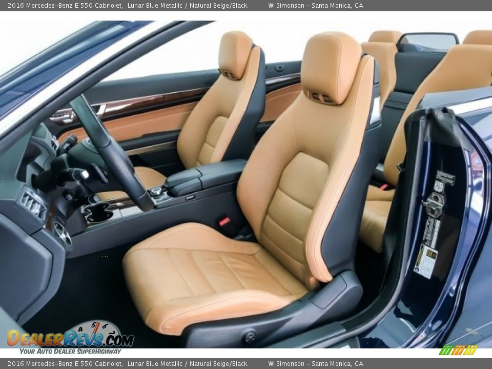 2016 Mercedes-Benz E 550 Cabriolet Lunar Blue Metallic / Natural Beige/Black Photo #14