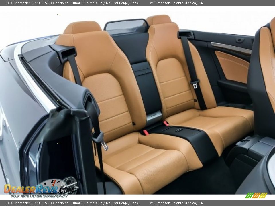 2016 Mercedes-Benz E 550 Cabriolet Lunar Blue Metallic / Natural Beige/Black Photo #15