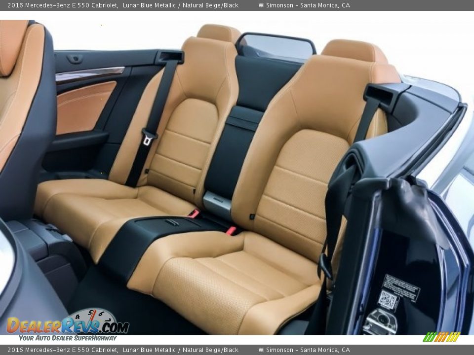 2016 Mercedes-Benz E 550 Cabriolet Lunar Blue Metallic / Natural Beige/Black Photo #17