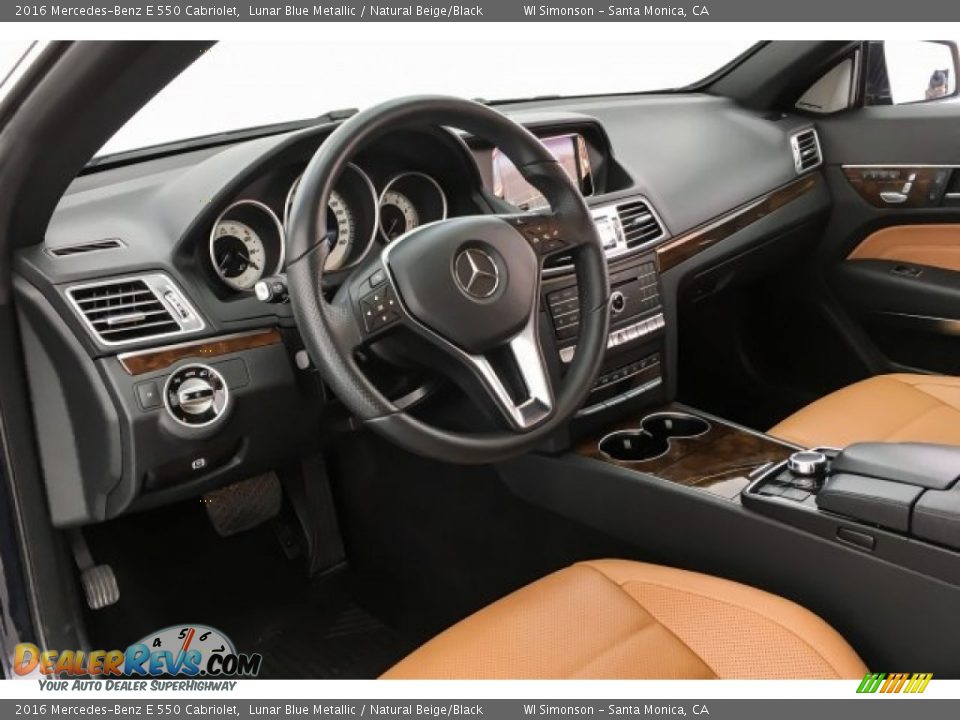 2016 Mercedes-Benz E 550 Cabriolet Lunar Blue Metallic / Natural Beige/Black Photo #20