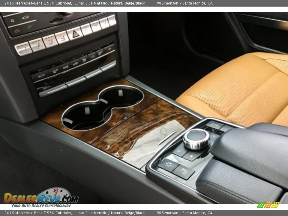 2016 Mercedes-Benz E 550 Cabriolet Lunar Blue Metallic / Natural Beige/Black Photo #21