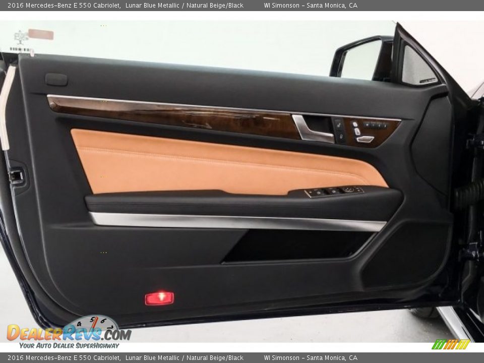 2016 Mercedes-Benz E 550 Cabriolet Lunar Blue Metallic / Natural Beige/Black Photo #24