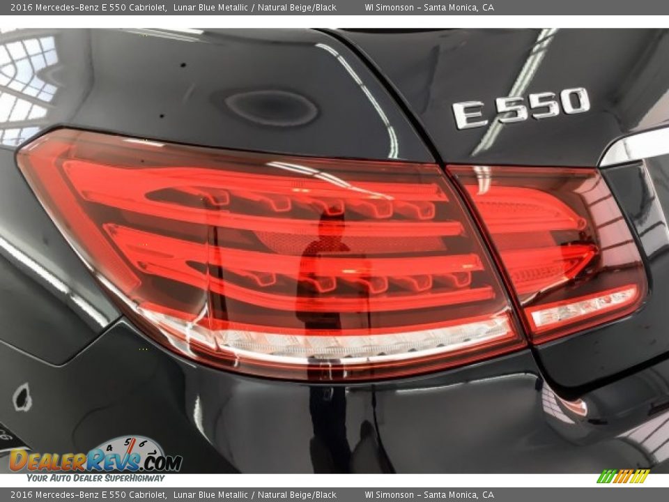 2016 Mercedes-Benz E 550 Cabriolet Lunar Blue Metallic / Natural Beige/Black Photo #25