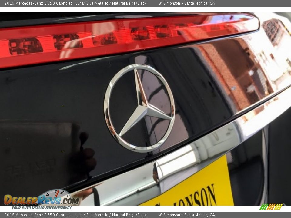 2016 Mercedes-Benz E 550 Cabriolet Lunar Blue Metallic / Natural Beige/Black Photo #26