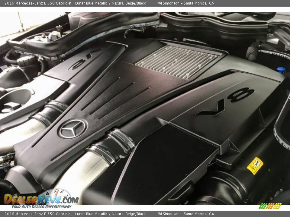 2016 Mercedes-Benz E 550 Cabriolet Lunar Blue Metallic / Natural Beige/Black Photo #30