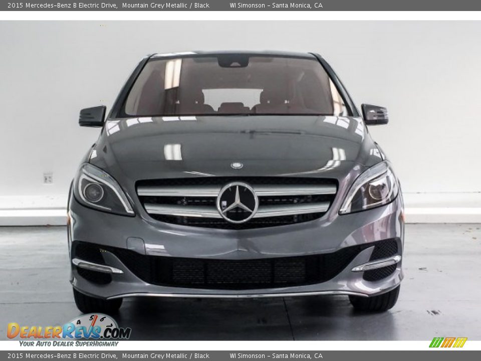 2015 Mercedes-Benz B Electric Drive Mountain Grey Metallic / Black Photo #2