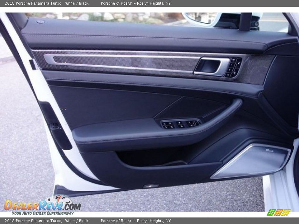 2018 Porsche Panamera Turbo White / Black Photo #11