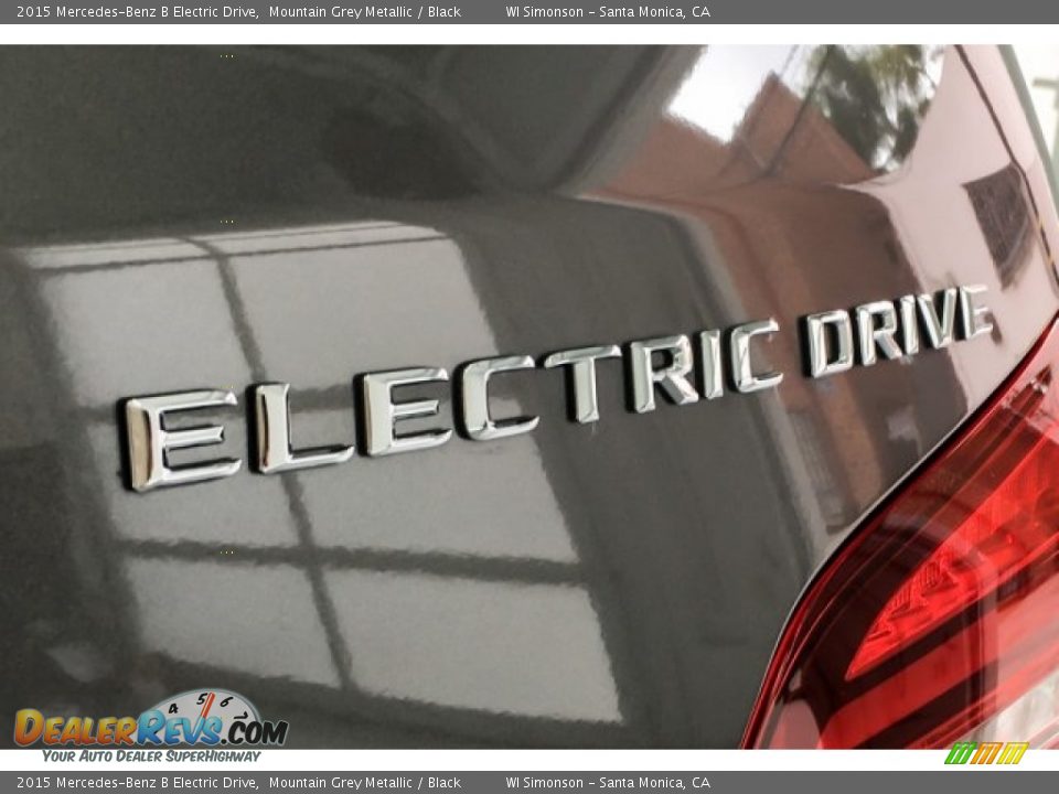 2015 Mercedes-Benz B Electric Drive Mountain Grey Metallic / Black Photo #7