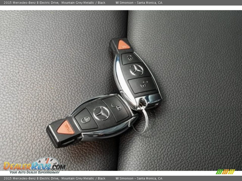 2015 Mercedes-Benz B Electric Drive Mountain Grey Metallic / Black Photo #11