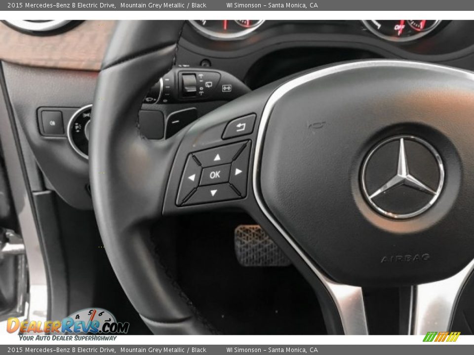 2015 Mercedes-Benz B Electric Drive Mountain Grey Metallic / Black Photo #18