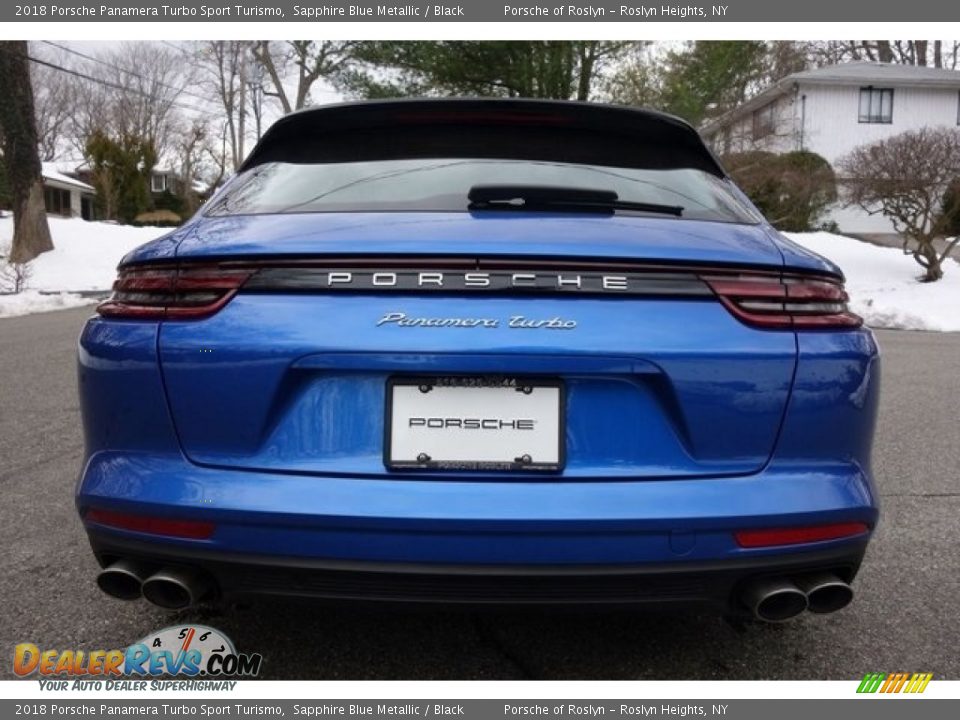 2018 Porsche Panamera Turbo Sport Turismo Sapphire Blue Metallic / Black Photo #6