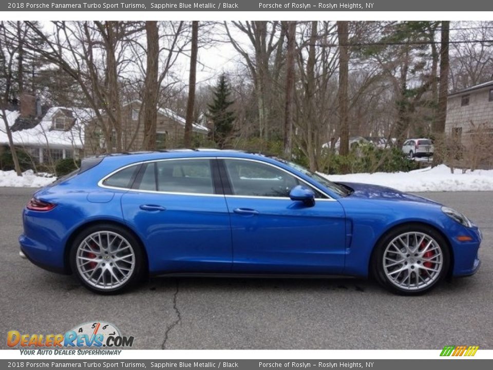 Sapphire Blue Metallic 2018 Porsche Panamera Turbo Sport Turismo Photo #8