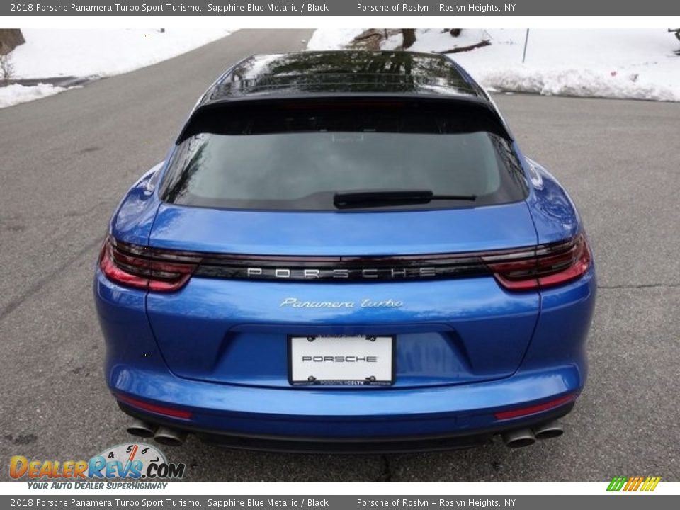 2018 Porsche Panamera Turbo Sport Turismo Sapphire Blue Metallic / Black Photo #10